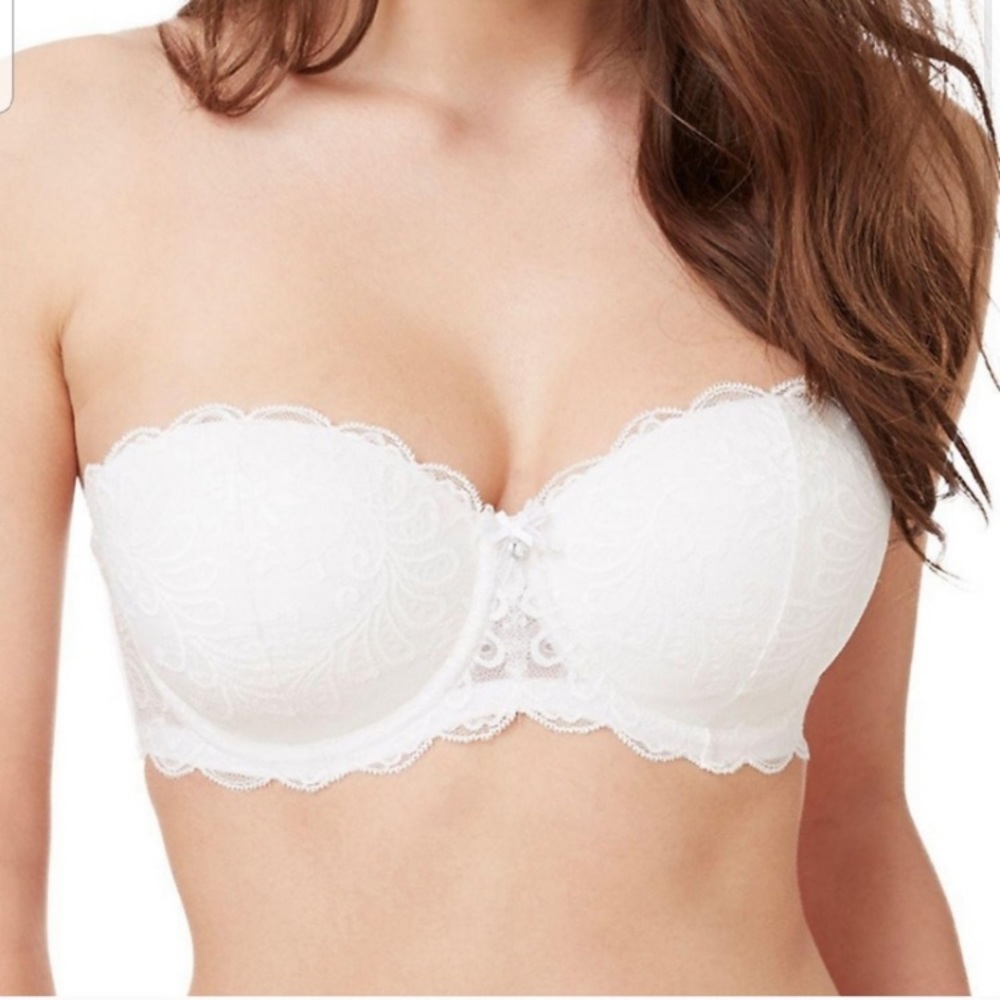 NWOT Le Mystere Sophia Lace Strapless Bra